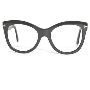 Tom Ford Wallace TF870‎ 01B Black Cat Eye Sunglasses Made in Italy 54-20-140